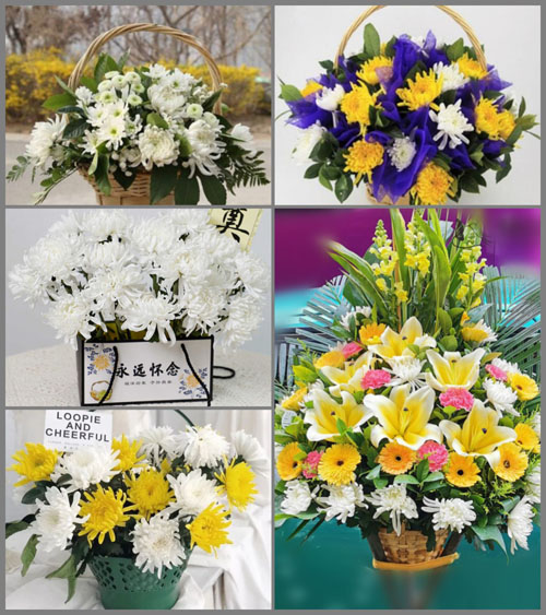贵州毕节市黔西县花溪乡沙坝村白事提篮配送